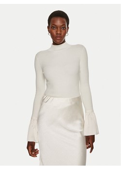 TWINSET Sweter 242TP3161 Écru Slim Fit ze sklepu MODIVO w kategorii Swetry damskie - zdjęcie 181196502