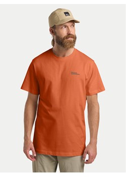 Jack Wolfskin T-Shirt Essential 1808382 Pomarańczowy Regular Fit ze sklepu MODIVO w kategorii T-shirty męskie - zdjęcie 181196533