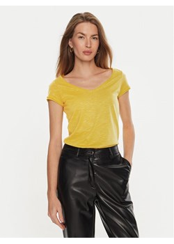 Sisley T-Shirt 3TNHL4007 Żółty Regular Fit ze sklepu MODIVO w kategorii Bluzki damskie - zdjęcie 181196590