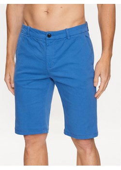 Lindbergh Szorty materiałowe 30-505044 Niebieski Slim Fit ze sklepu MODIVO w kategorii Spodenki męskie - zdjęcie 181196814