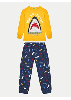 United Colors Of Benetton Piżama 3VR50P07J Kolorowy Regular Fit ze sklepu MODIVO w kategorii Piżamy dziecięce - zdjęcie 181196834