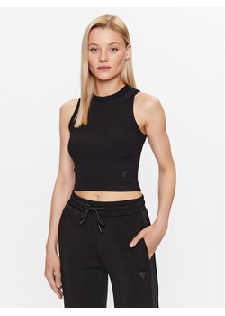 Guess Top Edie V3GP19 K8RT2 Czarny Slim Fit ze sklepu MODIVO w kategorii Bluzki damskie - zdjęcie 181196882