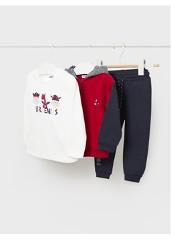 Mayoral Komplet bluza, bluzka i spodnie 2.875 Czerwony Regular Fit ze sklepu MODIVO w kategorii Komplety niemowlęce - zdjęcie 181197074