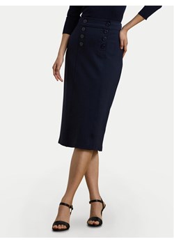 LAUREN RALPH LAUREN Spódnica ołówkowa 200957618001 Granatowy Regular Fit ze sklepu MODIVO w kategorii Spódnice - zdjęcie 181197150
