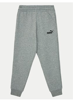 Puma Spodnie dresowe Ess No. 1 Logo 684914 Szary Regular Fit - id: 0000304580826 - marki Puma - 181197180 Puma Spodnie dresowe Ess No. 1 Logo 684914 Szary Regular Fit ze sklepu MODIVO w kategorii Spodnie chłopięce - zdjęcie 181197180