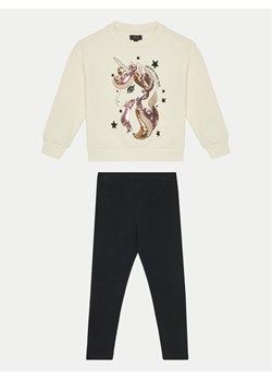 OVS Komplet bluza i legginsy 2135616 Écru Regular Fit ze sklepu MODIVO w kategorii Komplety dziewczęce - zdjęcie 181197184