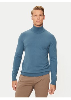 Sisley Golf 10F2S2244 Niebieski Slim Fit ze sklepu MODIVO w kategorii Swetry męskie - zdjęcie 181197363