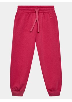 United Colors Of Benetton Spodnie dresowe 39M2CF022 Różowy Regular Fit ze sklepu MODIVO w kategorii Spodnie dziewczęce - zdjęcie 181197390