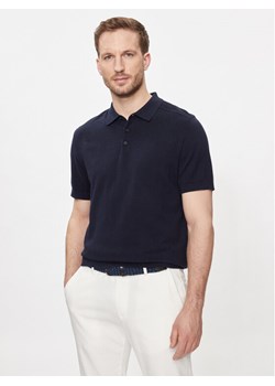 Selected Homme Polo Berg 16092437 Granatowy Regular Fit ze sklepu MODIVO w kategorii T-shirty męskie - zdjęcie 181197402
