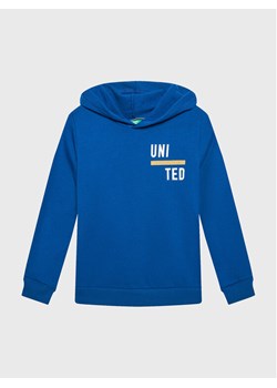 United Colors Of Benetton Bluza 3JLXC201I Niebieski Regular Fit ze sklepu MODIVO w kategorii Bluzy chłopięce - zdjęcie 181197954