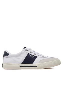 Pepe Jeans Sneakersy Kenton Strap M PMS31042 Biały ze sklepu MODIVO w kategorii Trampki męskie - zdjęcie 181197970