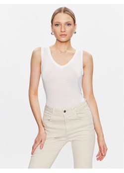 Culture Top Poppy 50105622 Biały Slim Fit ze sklepu MODIVO w kategorii Bluzki damskie - zdjęcie 181198081