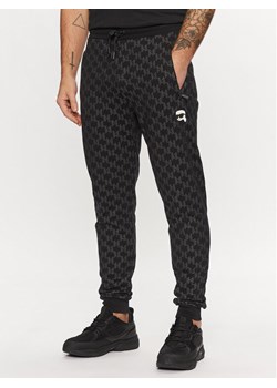 KARL LAGERFELD Spodnie dresowe 705096 551951 Czarny Regular Fit ze sklepu MODIVO w kategorii Spodnie męskie - zdjęcie 181198151