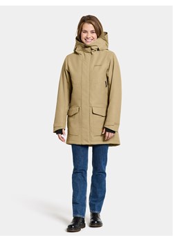 Didriksons Parka Frida Wns Parka 7 504815 Beżowy Regular Fit ze sklepu MODIVO w kategorii Parki damskie - zdjęcie 181198174
