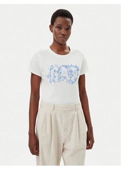 Gap T-Shirt 729555-03 Biały Regular Fit ze sklepu MODIVO w kategorii Bluzki damskie - zdjęcie 181198212