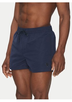 Guess Szorty kąpielowe F4GT00 WG282 Granatowy Regular Fit ze sklepu MODIVO w kategorii Kąpielówki - zdjęcie 181198281