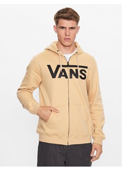 Vans Bluza Mn Vans Classic Zip Hoodie Ii VN0A456C Beżowy Classic Fit ze sklepu MODIVO w kategorii Bluzy męskie - zdjęcie 181198340