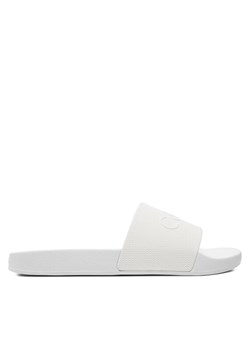 Calvin Klein Klapki Pool Slide Rubber HM0HM00636 Biały ze sklepu MODIVO w kategorii Klapki męskie - zdjęcie 181198472