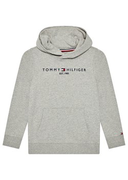 Tommy Hilfiger Bluza Essential KS0KS00213 Szary Regular Fit ze sklepu MODIVO w kategorii Bluzy chłopięce - zdjęcie 181198512