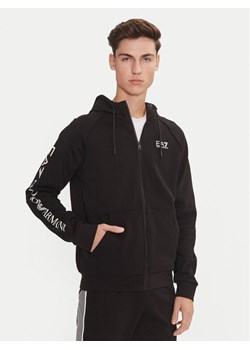 EA7 Emporio Armani Bluza 8NPM22 PJ07Z 1200 Czarny Regular Fit ze sklepu MODIVO w kategorii Bluzy męskie - zdjęcie 181198520