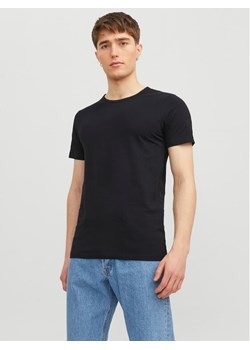 Jack&Jones T-Shirt Basic 12058529 Czarny Stretch Fit ze sklepu MODIVO w kategorii T-shirty męskie - zdjęcie 181198644