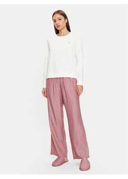 Tommy Hilfiger Piżama UW0UW04853 Czerwony Regular Fit ze sklepu MODIVO w kategorii Piżamy damskie - zdjęcie 181198734