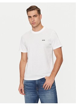 SCHOTT N.Y.C. T-Shirt TSCLAWS1 Biały Regular Fit ze sklepu MODIVO w kategorii T-shirty męskie - zdjęcie 181198740