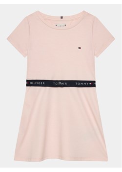 Tommy Hilfiger Sukienka codzienna Essential Skater KG0KG07776 D Różowy Regular Fit ze sklepu MODIVO w kategorii Sukienki dziewczęce - zdjęcie 181198753