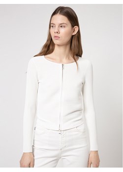 Hugo Kardigan Sasheen 50446971 Biały Regular Fit ze sklepu MODIVO w kategorii Swetry damskie - zdjęcie 181198943