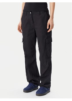 Tommy Jeans Spodnie materiałowe DW0DW20350 Czarny Relaxed Fit ze sklepu MODIVO w kategorii Spodnie damskie - zdjęcie 181199280