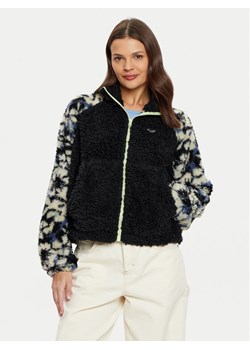 Roxy Polar Waves Of Warmth ERJPF03186 Czarny Loose Fit ze sklepu MODIVO w kategorii Bluzy damskie - zdjęcie 181199470