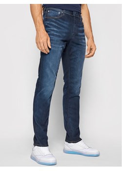 Jack&Jones Jeansy Tim 12118215 Granatowy Slim Fit ze sklepu MODIVO w kategorii Jeansy męskie - zdjęcie 181199500
