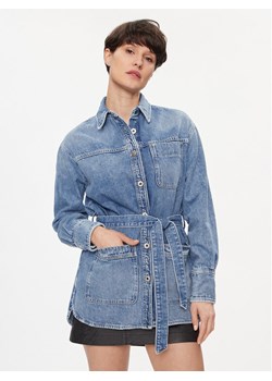 Pepe Jeans Kurtka jeansowa Mandy PL402393 Niebieski Regular Fit ze sklepu MODIVO w kategorii Kurtki damskie - zdjęcie 181199553