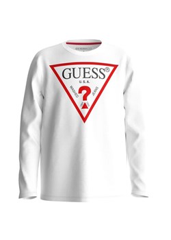Guess Bluzka L84I29 K8HM0 Biały Regular Fit ze sklepu MODIVO w kategorii T-shirty chłopięce - zdjęcie 181199562