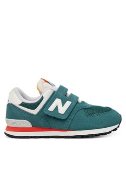 New Balance Sneakersy PV574VPG Zielony ze sklepu MODIVO w kategorii Buty sportowe dziecięce - zdjęcie 181199593