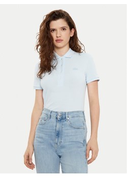 Lacoste Polo PF5462 Błękitny Slim Fit ze sklepu MODIVO w kategorii Bluzki damskie - zdjęcie 181199603