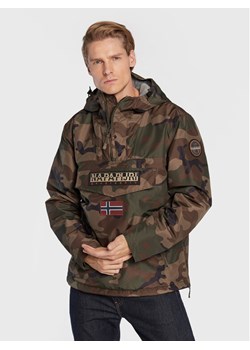 Napapijri Kurtka anorak Rainforest NP0A4GME Zielony Regular Fit ze sklepu MODIVO w kategorii Kurtki męskie - zdjęcie 181199622