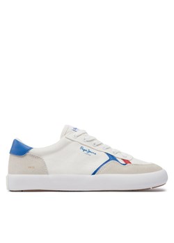 Pepe Jeans Sneakersy Travis Brit M PMS31038 Biały ze sklepu MODIVO w kategorii Trampki męskie - zdjęcie 181199660
