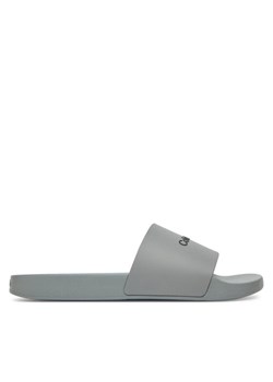 Calvin Klein Klapki Pool Slide Rubber HM0HM00455 Szary ze sklepu MODIVO w kategorii Klapki męskie - zdjęcie 181199711