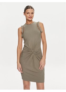Guess Sukienka koktajlowa Olga W4GK30 KC7H2 Zielony Bodycon Fit ze sklepu MODIVO w kategorii Sukienki - zdjęcie 181199750