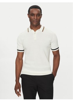 KARL LAGERFELD Polo 655017 552307 Biały Slim Fit ze sklepu MODIVO w kategorii T-shirty męskie - zdjęcie 181199790