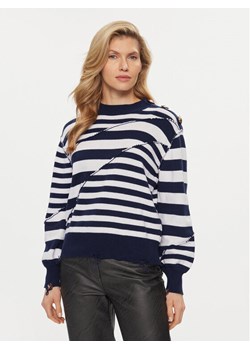 Silvian Heach Sweter GPP24300MA Granatowy Regular Fit ze sklepu MODIVO w kategorii Swetry damskie - zdjęcie 181199843