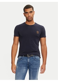 Versace T-Shirt AUU01005 1A1001 Granatowy Regular Fit - id: 0000304555671 - marki Versace - 181199880 Versace T-Shirt AUU01005 1A1001 Granatowy Regular Fit ze sklepu MODIVO w kategorii T-shirty męskie - zdjęcie 181199880