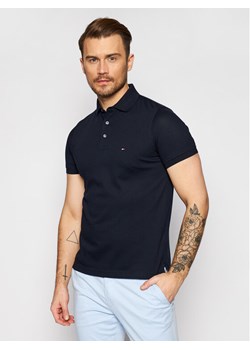 Tommy Hilfiger Polo 1985 MW0MW17771 Granatowy Slim Fit ze sklepu MODIVO w kategorii T-shirty męskie - zdjęcie 181199940