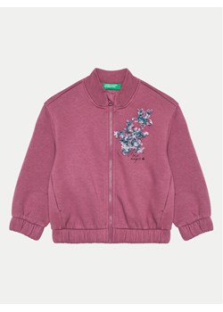 United Colors Of Benetton Bluza 39M2G503J Fioletowy Oversize ze sklepu MODIVO w kategorii Bluzy chłopięce - zdjęcie 181199961