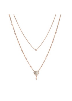 Fossil Naszyjnik Flutter Hearts JF03648791 Złoty ze sklepu MODIVO w kategorii Naszyjniki - zdjęcie 181200013