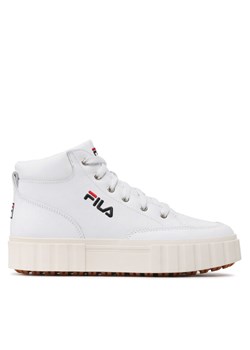 Fila Sneakersy Sandblast Mid Wmn FFW0187.10004 Biały ze sklepu MODIVO w kategorii Trampki damskie - zdjęcie 181200162