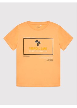 NAME IT T-Shirt 13202756 Pomarańczowy Regular Fit ze sklepu MODIVO w kategorii T-shirty chłopięce - zdjęcie 181200170