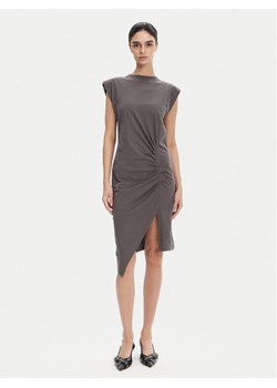 PINKO Sukienka codzienna 104614 A2HE Szary Regular Fit ze sklepu MODIVO w kategorii Sukienki - zdjęcie 181200214