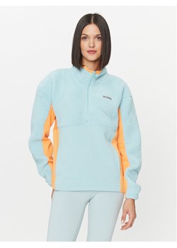 Columbia Polar Trek™ Hybrid Sherpa 1/2 Zip Zielony Regular Fit ze sklepu MODIVO w kategorii Bluzy damskie - zdjęcie 181200240